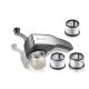 Cheese/chocolate grinder + 3 graters GEFU G-89133