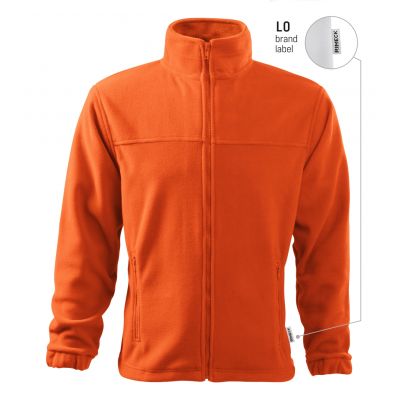 Men's Fleece Jacket (Orange 11 (Brand Label))