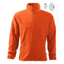 Men's Fleece Jacket (Orange 11 (Brand Label))