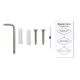 11. QOLTEC TITAN TOUCH CODE LOCK WITH FINGERPRINT READER | RFID | BT 4.0 | CODE | CARD | KEYRING | BELL | IP68