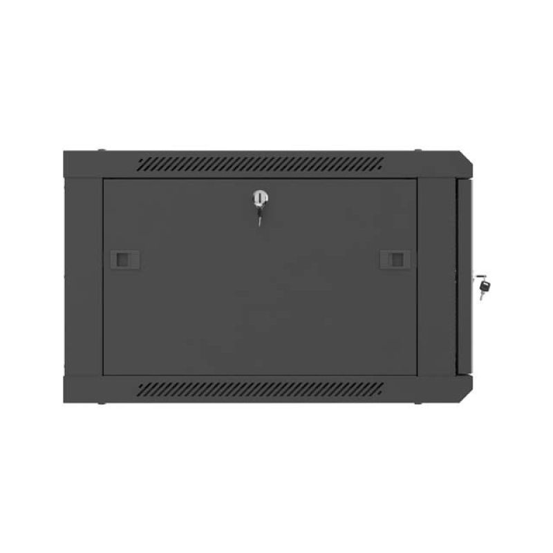 15. Lanberg 19" 6U 600x600 black wall-mounted rack cabinet with perforated doors (flat pack)