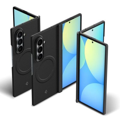 6. Spigen AirSkin Aramid MagFit MagSafe Case for Samsung Galaxy Z Fold 8 Ultra - Black