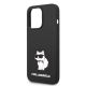 6. Karl Lagerfeld Silicone Choupette case for iPhone 14 Pro Max - black