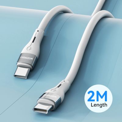 7. Wozinsky WSTCC2 USB-C / USB-C PD 65W cable 2 m - white