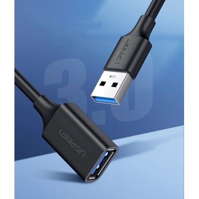 11. Ugreen cable cord extension adapter USB 3.0 (female) - USB 3.0 (male) 3 m black (US129 30127)
