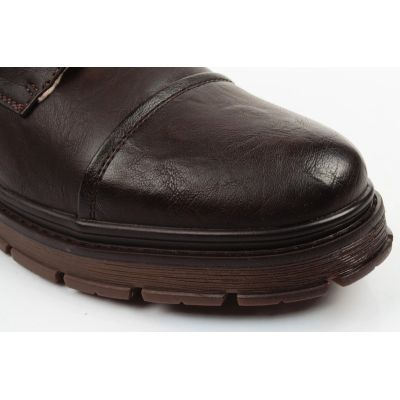 6. Wrangler men's shoes Gillen Fur brown insulated ankle boots fashionable