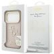 8. Guess Grained Big 4G & Stand Camera Case for iPhone 17 Pro - Pink