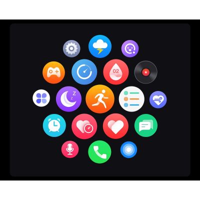 7. Smartwatch Gravity Black Pink GT2-2 PRO