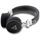 2. Guess Bluetooth ENC GUBH70PGTSPSK on-ear headphones black/black Grained Classic Round Shape