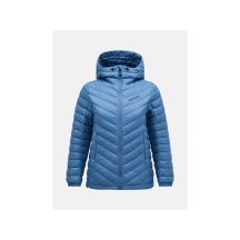 Peak Performance W Frost Down Hood Jacket Blue