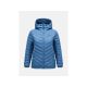 Peak Performance W Frost Down Hood Jacket Blue