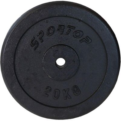 13. BLACK CAST IRON LOAD 20 KG ENERO FIT Ø26.5