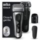 Braun Series 8 8567cc Foil Shaver Trimmer Black, Silver