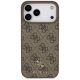 3. Guess 4G Small Classic Logo MagSafe Case for iPhone 17 Pro Max - Brown