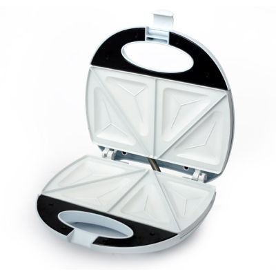 3. ELDOM SANDWICH MAKER ST11B RUDDY 750 W WHITE CERAMIC PLATES