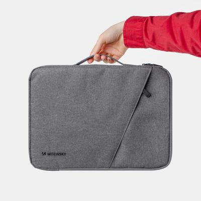 5. Wozinsky WTNP-14G 13-14" Laptop Bag with Retractable Handle - Gray