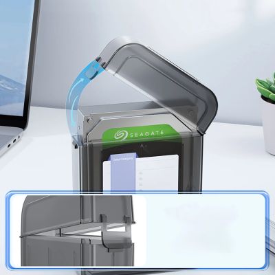 6. Orico PPH-25 protective case 2.5" disk box - semi-transparent, gray