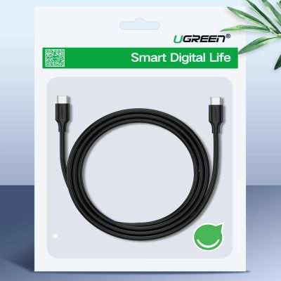 13. Ugreen US286 USB-C - USB-C PD QC 3A 480Mb/s cable 1.5m - black