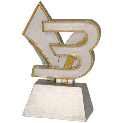 3. Cast figurine - number 3