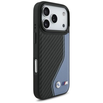4. BMW M Carbon Logo MagSafe Case for iPhone 17 Pro - Blue