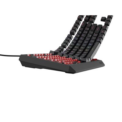 18. GENESIS THOR 230 TKL CZ/SK RGB MECHANICAL GAMING KEYBOARD OUTEMU RED BLACK HOT SWAP
