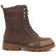 2. Women's suede worker boots brown M.Daszyński SA259-4