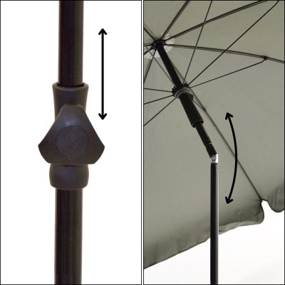 24. GARDEN UMBRELLA 185CM GREEN