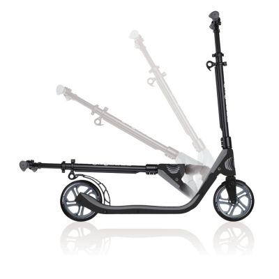 16. Globber ONE NL 205 City Scooter / Black-Charcoal Grey 477-100