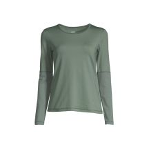 CASALL Essential Mesh Detail Long Sleeve dusty green T-shirt