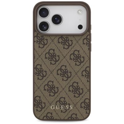 3. Guess 4G Classic Case for iPhone 17 Pro Max - Brown