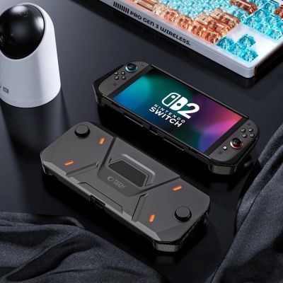 11. Tech-Protect Carbonox Case for Nintendo Switch 2 - Black