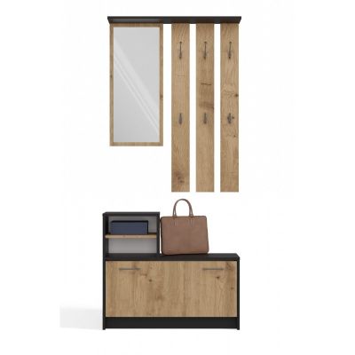 10. WARDROBE SHOE CABINET ANTHRACITE/ARTISAN