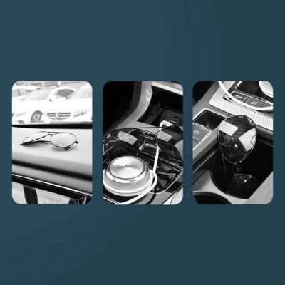 8. Baseus Car Holder Glasses Clip Silver (ACYJN-B0S)