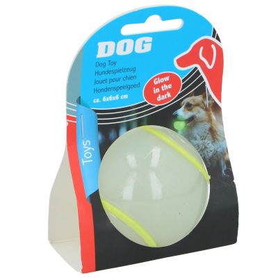 2. DOG BALL GLORIFYING AT NIGHT, DIAMETER 6 CM