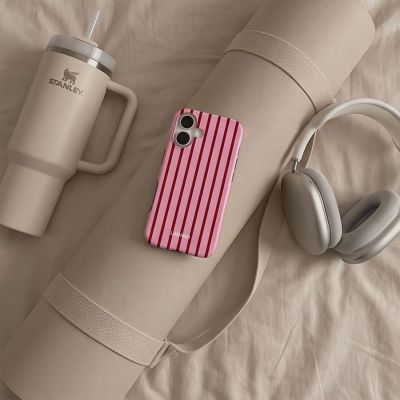 6. Tech-Protect Lamano MagSafe Case for iPhone 17 - Red and Pink