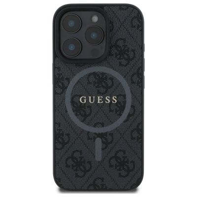3. Guess 4G Ring Classic Logo MagSafe case for iPhone 16 Pro Max - black