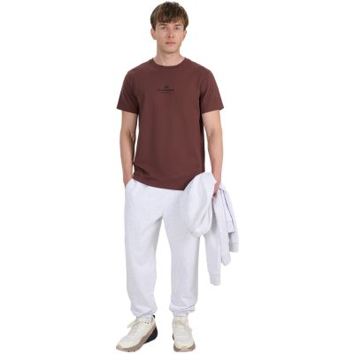 6. Men's trousers 4F CAS M1140 cool light gray melange 4FWMM00TTROM1140 27M