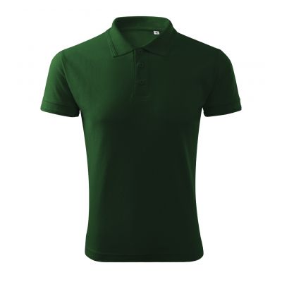 4. Malfini Pique Polo Free M MLI-F0306 bottle green polo shirt