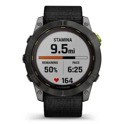 16. Garmin Enduro 2 Solar Black Carbon Gray DLC Ti Ultrafit Band 010-02754-01 Sports Watch