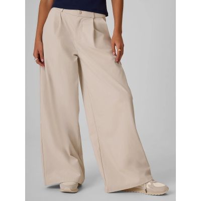 3. Women's wide leg trousers 4F 4FRSS26TTROF1970-12S