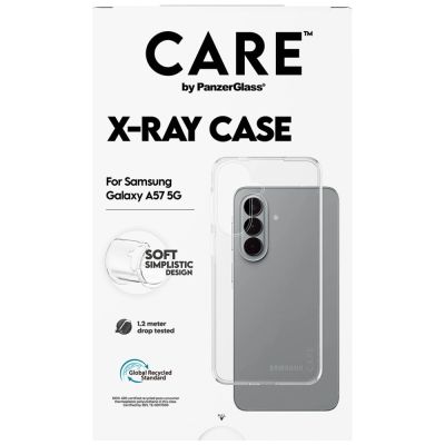 3. CARE by PanzerGlass Fashion X-Ray Case for Samsung Galaxy A57 - Transparent