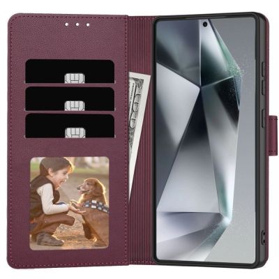 2. Tech-Protect Wallet Case for Samsung Galaxy A27 5G - Burgundy