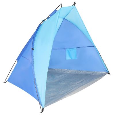 7. BEACH SHELTER SUN TENT 200x120x120cm BLUE-NAVY BLUE ENERO CAMP