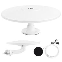 MACLEAN OMNIDIRECTIONAL ANTENNA DVB-T/T2 HEVC, ACTIVE, CAMPER, CENTRAL CABLE MOUNTING MCTV-104