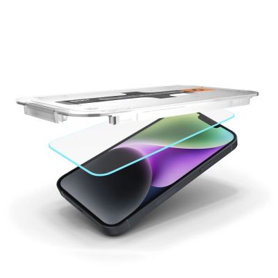 9. Spigen Glas.tR EZ Fit Tempered Glass for iPhone 13 / 13 Pro / 14 / 16e / 17e