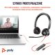 86. Poly Blackwire 3320 Stereo MS Teams Certified USB-C Headset +USB-C/A Adapter 8X220AA
