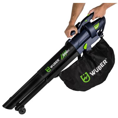 2. 3000W Electric Leaf Blower with 10:1 Shredder W43420 WUBER