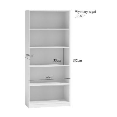 4. BOOKCASE 80 CM SONOMA