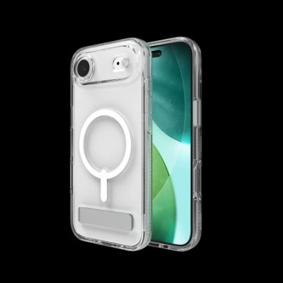 ZAGG Crystal Palace Snap KS MagSafe Case with Stand for iPhone Air - Clear
