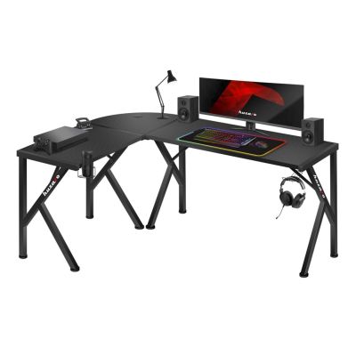 7. Huzaro Hero 6.3 Black Gaming Desk